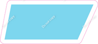 LG 23.5" Individuals - Flat Baby Blue Dash