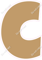 LG 23.5" Individuals - Flat Khaki C