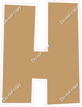 LG 23.5" Individuals - Flat Khaki H