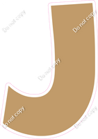 LG 23.5" Individuals - Flat Khaki J