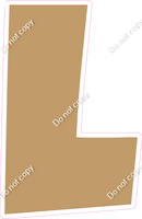 LG 23.5" Individuals - Flat Khaki L