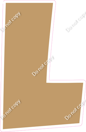 LG 23.5" Individuals - Flat Khaki L
