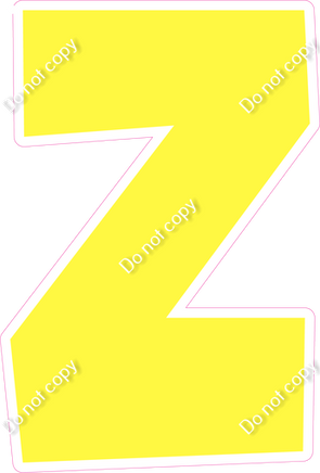 LG 23.5" Individuals - Flat Lemon Z