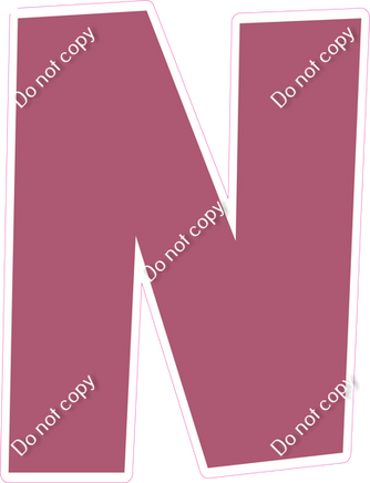 LG 23.5" Individuals - Flat Mauve N