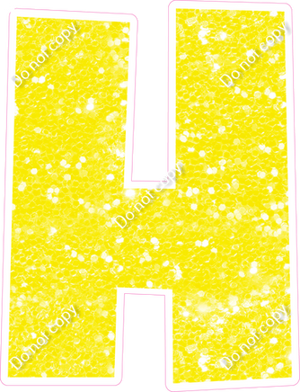 LG 23.5" Individuals - Lemon Sparkle H