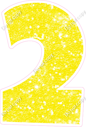 LG 23.5" Individuals - Lemon Sparkle 2