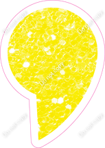 LG 23.5" Individuals - Lemon Sparkle Apostrophe