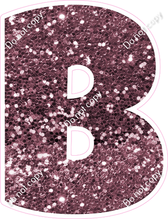 LG 23.5" Individuals - Mauve Sparkle B