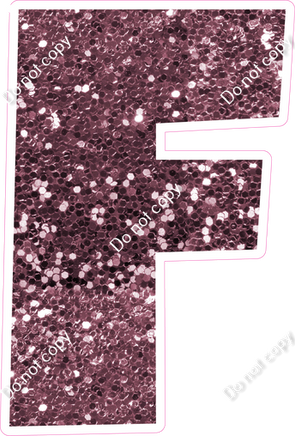 LG 23.5" Individuals - Mauve Sparkle F