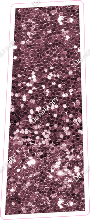 LG 23.5" Individuals - Mauve Sparkle I