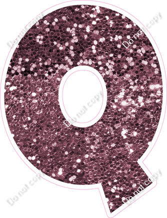 LG 23.5" Individuals - Mauve Sparkle Q