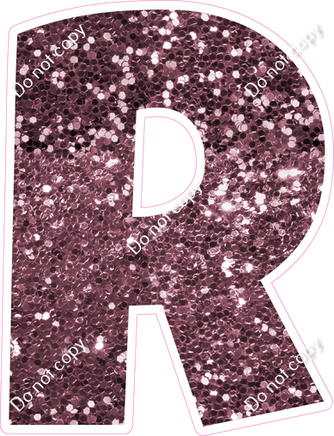 LG 23.5" Individuals - Mauve Sparkle R