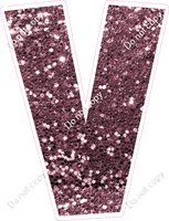 LG 23.5" Individuals - Mauve Sparkle V