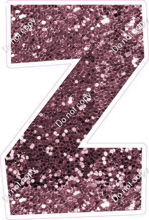 LG 23.5" Individuals - Mauve Sparkle Z