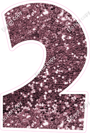 LG 23.5" Individuals - Mauve Sparkle 2