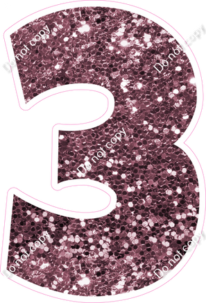 LG 23.5" Individuals - Mauve Sparkle 3