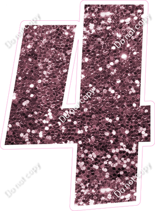 LG 23.5" Individuals - Mauve Sparkle 4