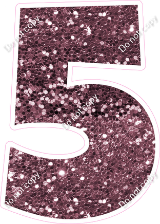 LG 23.5" Individuals - Mauve Sparkle 5