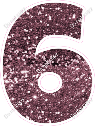 LG 23.5" Individuals - Mauve Sparkle 6