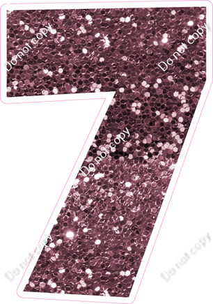 LG 23.5" Individuals - Mauve Sparkle 7