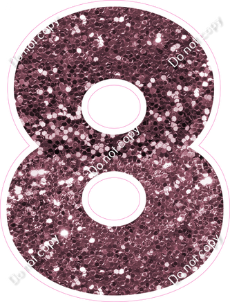 LG 23.5" Individuals - Mauve Sparkle 8