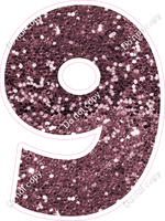 LG 23.5" Individuals - Mauve Sparkle 9