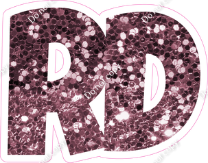 LG 23.5" Individuals - Mauve Sparkle RD