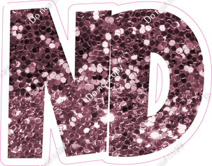 LG 23.5" Individuals - Mauve Sparkle ND