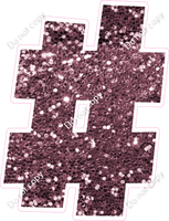 LG 23.5" Individuals - Mauve Sparkle #