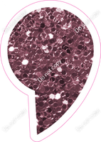 LG 23.5" Individuals - Mauve Sparkle Apostrophe