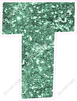 LG 23.5" Individuals - Sea Foam Sparkle T