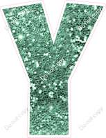 LG 23.5" Individuals - Sea Foam Sparkle Y