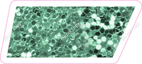 LG 23.5" Individuals - Sea Foam Sparkle Dash