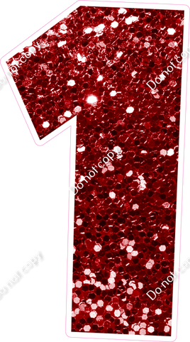 30" Individuals - Crimson Sparkle