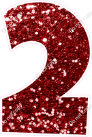 30" Individuals - Crimson Sparkle
