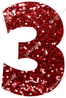 30" Individuals - Crimson Sparkle