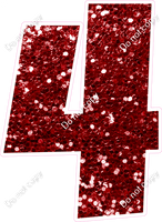 30" Individuals - Crimson Sparkle