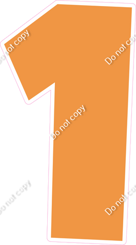 30" Individuals - Flat Amber
