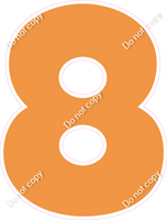 30" Individuals - Flat Amber