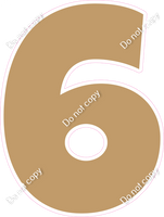 30" Individuals - Flat Khaki