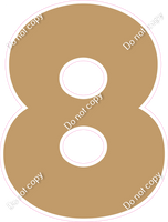 30" Individuals - Flat Khaki