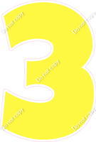 30" Individuals - Flat Lemon