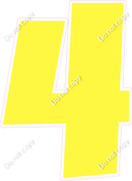 30" Individuals - Flat Lemon