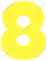 30" Individuals - Flat Lemon