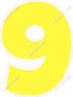 30" Individuals - Flat Lemon
