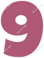 30" Individuals - Flat Mauve