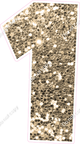 30" Individuals - Khaki Sparkle