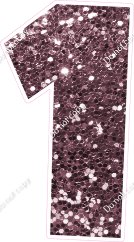 30" Individuals - Mauve Sparkle