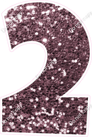 30" Individuals - Mauve Sparkle