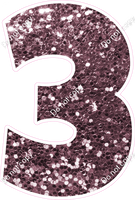 30" Individuals - Mauve Sparkle
